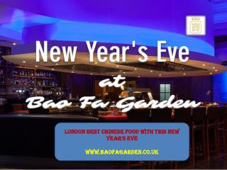 London best chinese food with this new year's eve