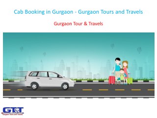 Cab Booking in Gurgaon - Gurgaon Tours and Travels