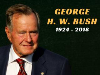 President George H.W. Bush: 1924-2018