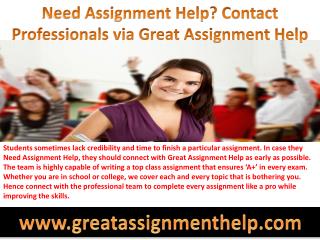 Benefit Assignment Help Service for One-Stop Assignment Writing Solution: