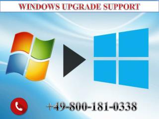 Warum Sollten Sie Sich An Den Windows Upgrade Support 0800-181-0338 Wenden?