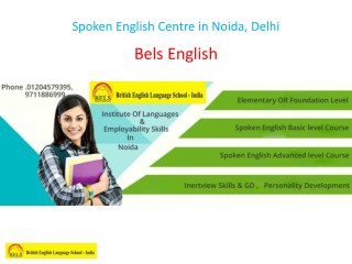 Spoken English Centre in Noida, Delhi