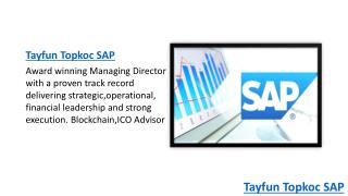 Tayfun Topkoc SAP Award Winning Managing Director