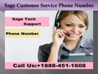 Sage Tech Support Phone Number @ 1888-451-1608