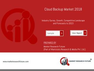 Cloud Backup Market Size, Application Analysis, Regional Outlook, 2017 - 2023