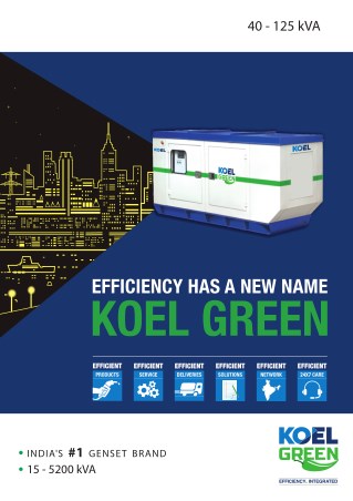 India’s no.1 Genset manufacturer – KOEL Green