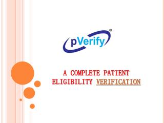Insurance Eligibility Verification