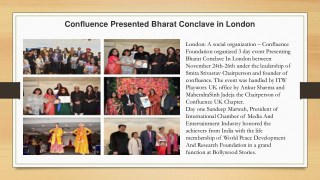 Confluence Presented Bharat Conclave in London