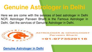 Genuine Astrologer in Delhi