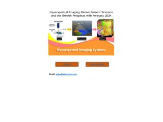 Hyperspectral Imaging Market Outlook 2018 Globally, Geographical Segmentation, Industry Size & Share, Comprehensive Anal