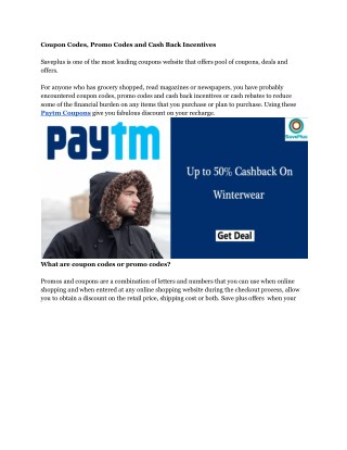 PayTMMall Coupons, Deals & Offers: Up to 40% Cashback on Chimneys and Gas S