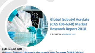 Isobutyl Acrylate (CAS 106-63-8) Market Research Report 2018