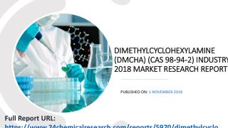 Dimethylcyclohexylamine (DMCHA) (Cas 98-94-2) Industry, 2018 Market Research Report