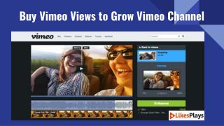 Buy Vimeo Views to Grow Vimeo Channel