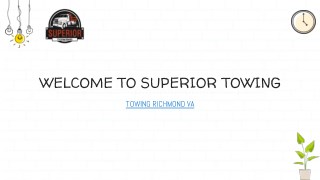 Towing Richmond VA | Superiortowingbaker