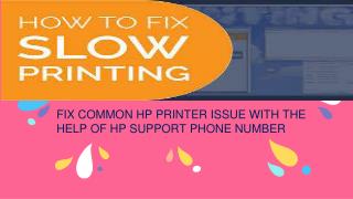 Fix common printer issues 1(877) 269 4999