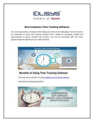 Employee Time Tracking Software