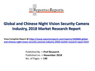 Global Night Vision Security Camera Industry with a focus on the Chinese Market