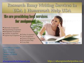 Professional Assignment help online Service by experts