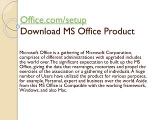 OFFICE.COM/SETUP ACTIVATE MS OFFICE ANTIVIRUS