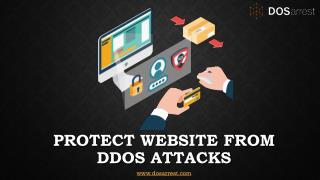 Protect website from DDoS attack