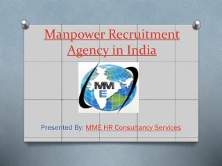 Manpower Recruitment Agency in India