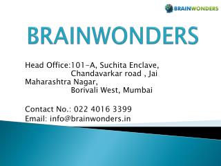 Brainwonders | Online Aptitude Test for Students | IQ Test Centre