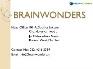 Brainwonders | Online IQ Test | Psychometric Personality Test