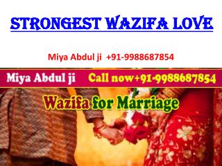 Strongest wazifa love - Love Spell at shortest time By Miya Abdul ji ( 91-9988687854)