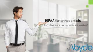 HIPAA for orthodontists - Abyde
