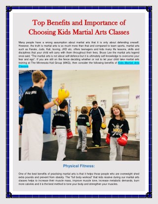Teen Martial Arts Classes
