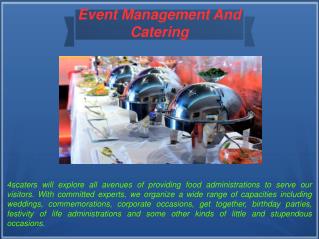 Event Management And Catering in Trivandrum
