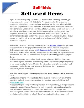 People sell random items PowerPoint (PPT) Presentations, People sell