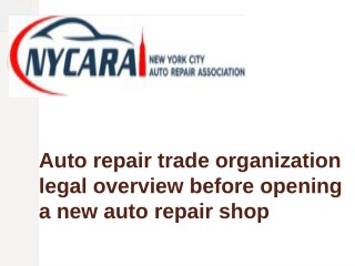 Grow Your Business with New York City Auto Repair Association