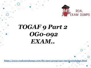 Study Material For The Open Group OG0-092 - Realexamdumps.com