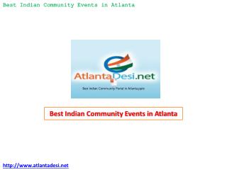 Best Indian Community Events in Atlanta