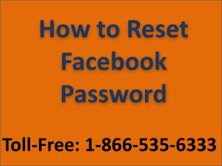 How to Reset Facebook Password | Password Recovery