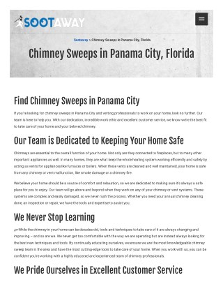 chimney pipe panama city