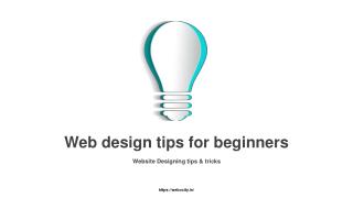 Web design tips for beginners