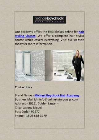 onlinehaircourses Online Presentations Channel