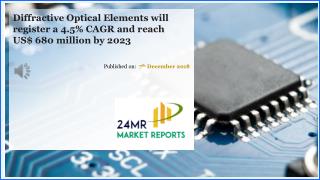 Diffractive Optical Elements will register a 4.5% CAGR and reach US$ 680 million by 2023