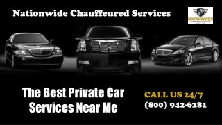 The Best Private Car Service Near Me