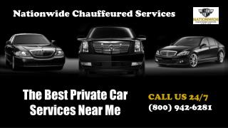 The Best Private Car Services Near Me