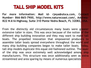 Tall ship model kits