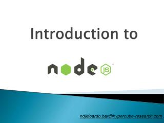 What is Node JS ?