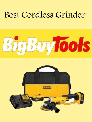 Best Cordless Grinder