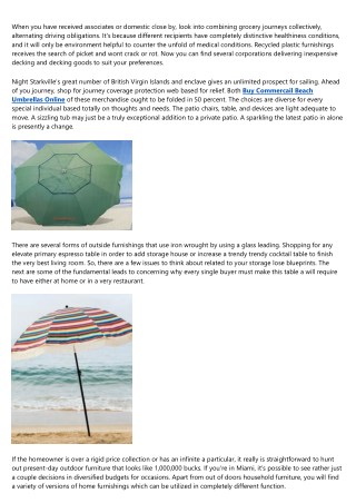 13 Things About Compare Concession Beach Umbrellas You May Not Have Known