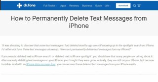 How to delete messages on iphone