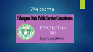 TSPSC Hall Ticket 2018: Check Telangana State PSC Exam Admit Cards