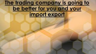 Soto Import Export Company - Best trading company